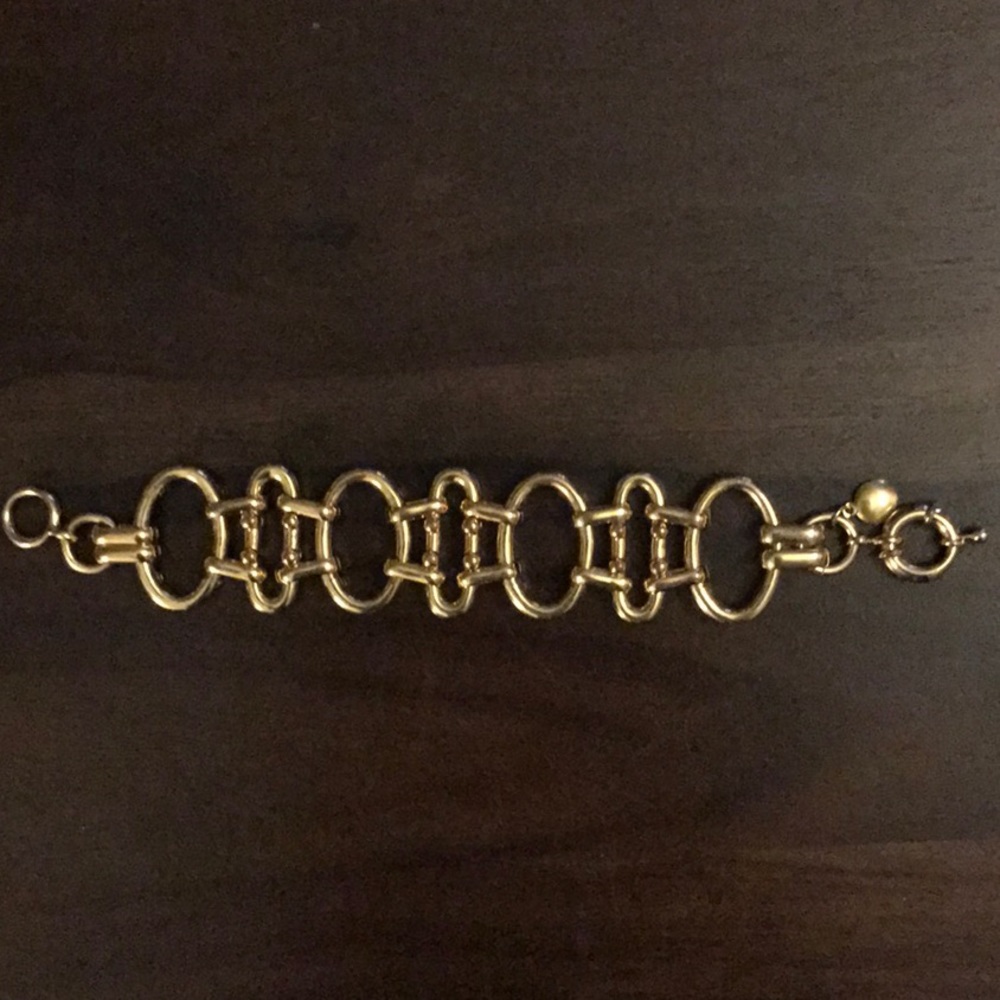 J. Crew Gold-tone Link Statement Bracelet